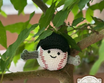 Baseball ball Handmade | Baseball ball Crochet Amigurumi | Baseball ball inspired jellycat style | Baseball ball Crochet |Base ball keychain