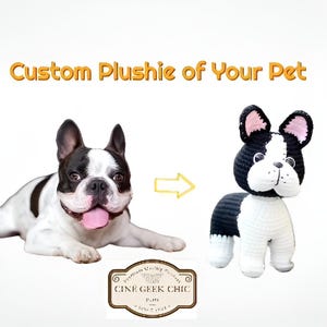 Custom Dog Plush – Any Breed from Photo | Handmade Amigurumi Pet | Dog Plush | Soft Yarn Dog Doll | Crochet Pet Toy | Doll from photo