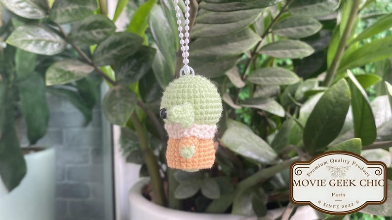 Baby Yoda Handmade Crochet Amigurumi Doll | Cute Grogu Plush | Star Wars Inspired Soft Toy | Baby Alien Stuffed Doll| Geek Gift