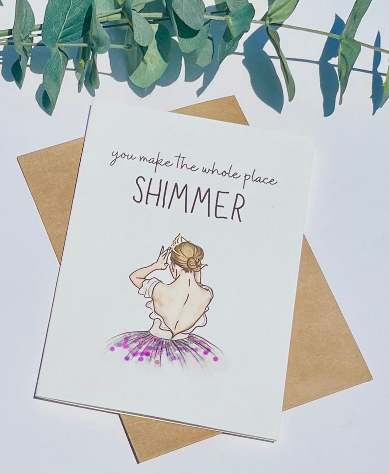 Taylor Swift Greeting Card You Make the Whole Place Shimmer Bejeweled Congratulations Prom