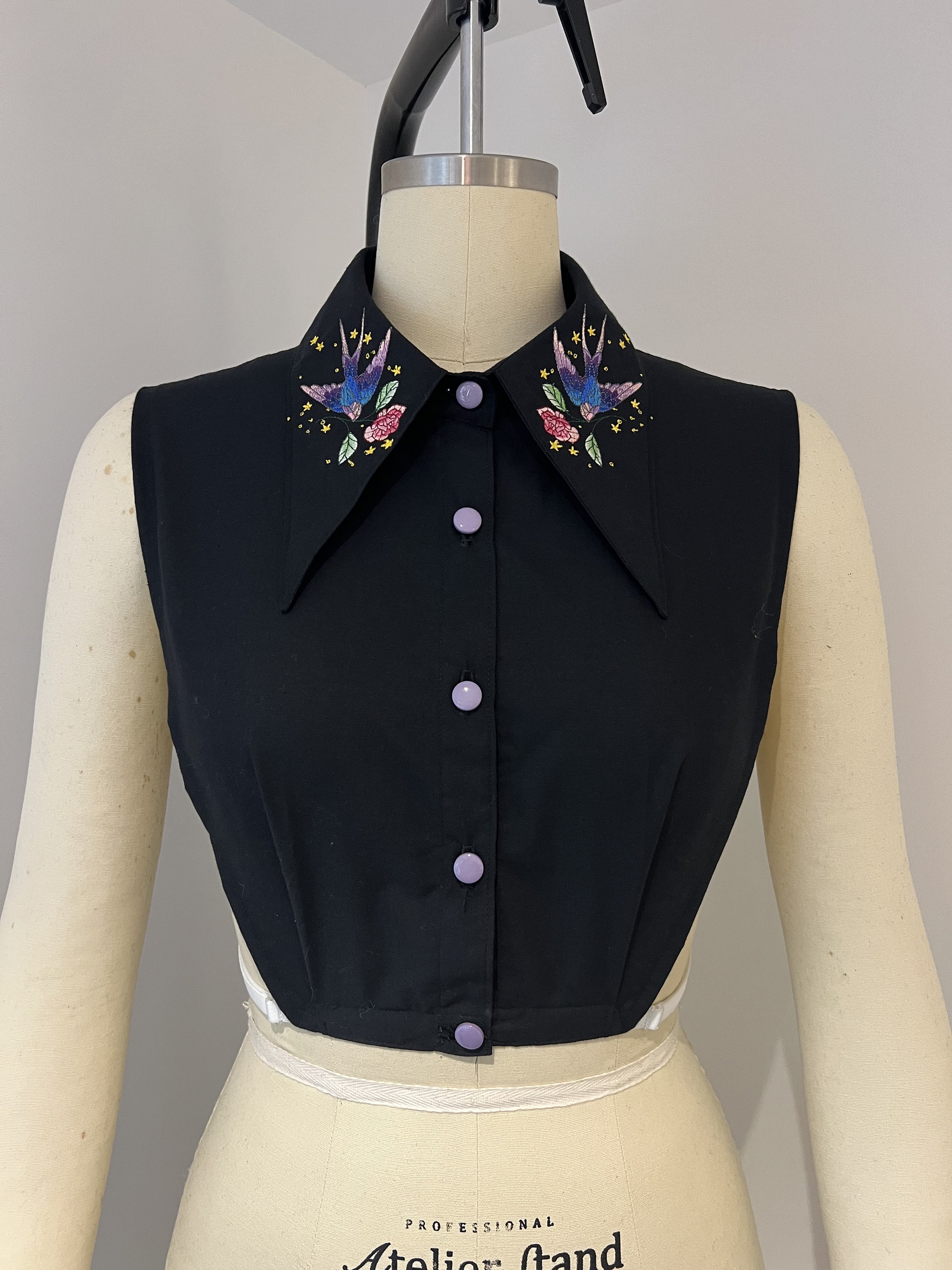 Fake Collar Sweater Etsy