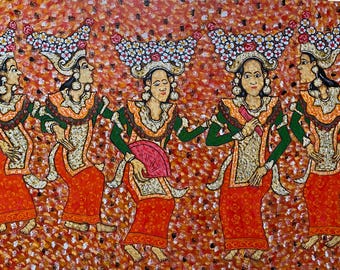 figurative art, original paintings, Balinese paintings, handmade paintings, traditional paintings, unique paintings, antique paintings