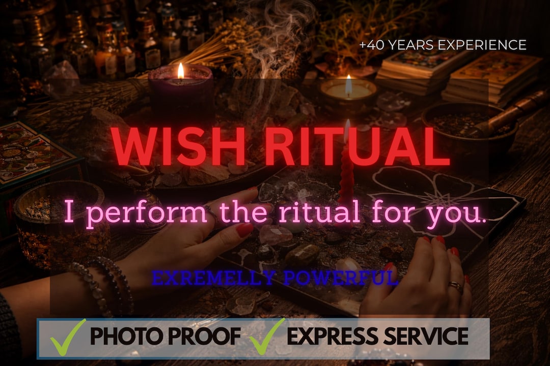 Wishes Ritual Personalized Wish Ritual for Love, Money, Luck, Business (photo Proof ...