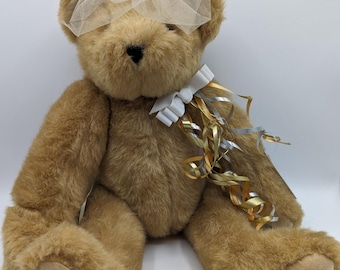 1992 Vintage Vermont Teddy Bear Company Plush Anniversary Stuffed Animal Fully Jointed