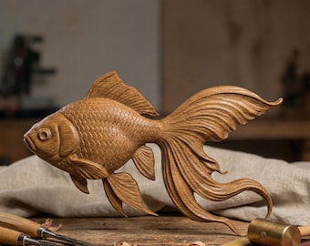 Koi Fish Relief STL | 3D Model Aquarium Wall Art (Digital Download)
