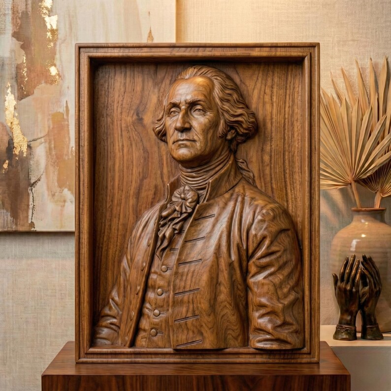 George Washingtoad Realistic George Washington Bust STL | America 250 | Founding Father | Digital ...