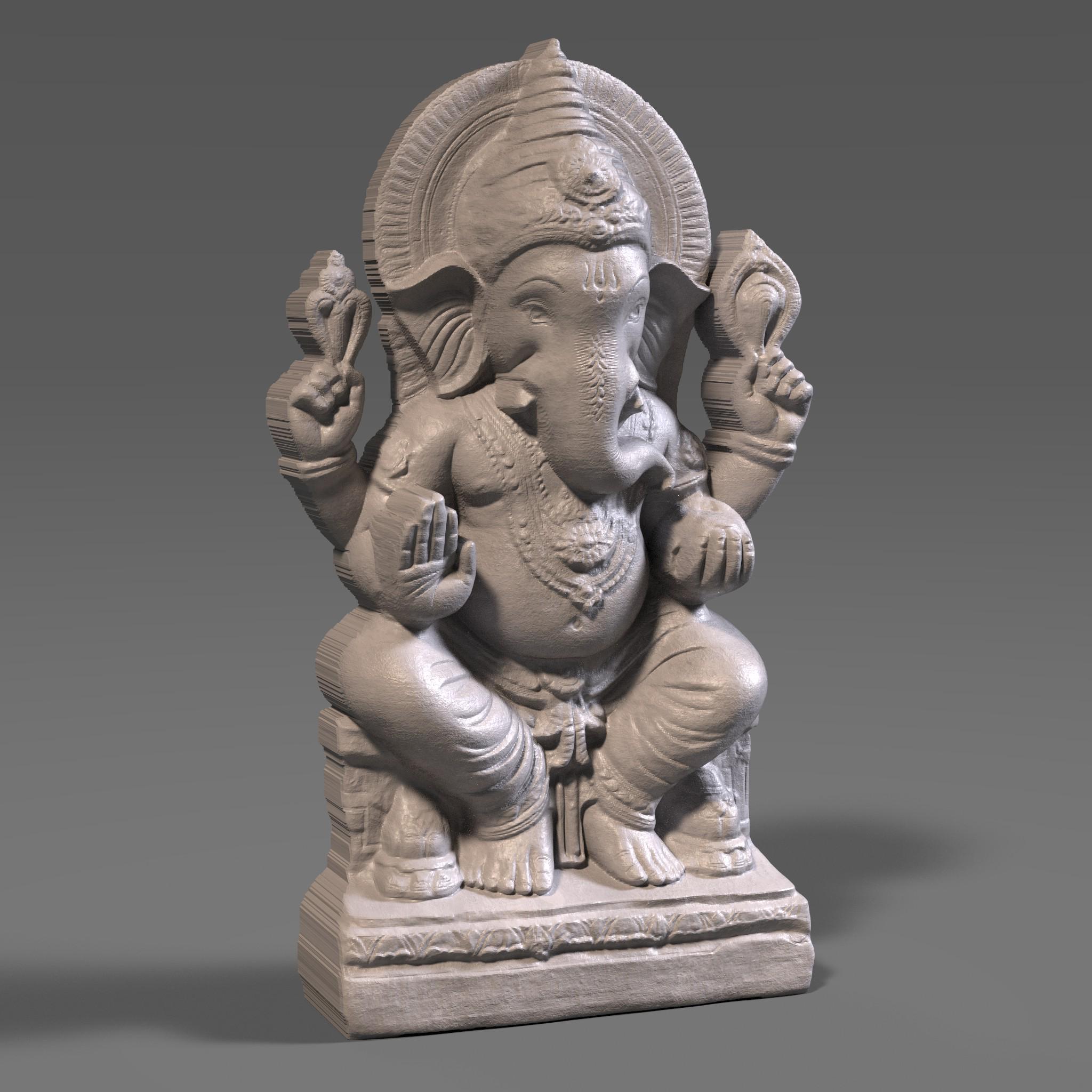 Lord Ganesha 3D STL File: Hindu God Relief for CNC, Laser, 3D Print - Etsy