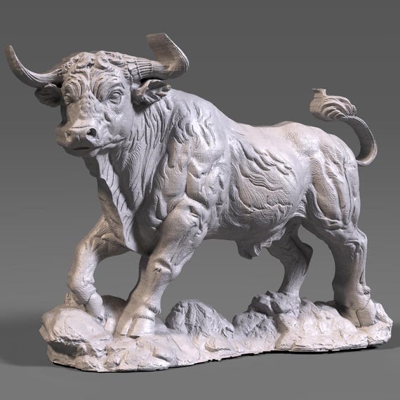 牡牛座の3DレリーフSTLファイル：星座ウォールアート（デジタル