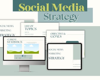 Plan de estrategia de marketing en redes sociales para autónomos (descarga digital)