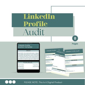 Professional LinkedIn Profile Audit | Comprehensive Profile Review for Job Seekers, Entrepreneurs & Freelancers | Editable Canva Template