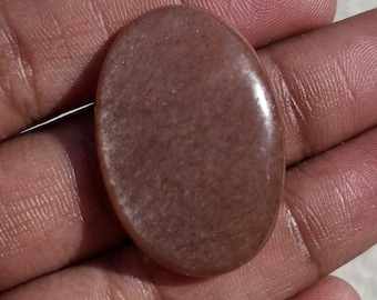 Sunstone Oval Cabochon 30x20.5x5mm 25.80Cts Natural Gemstone For Jewelry Making Pendant & Ring