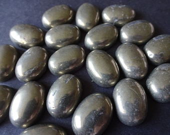 Pyrite Oval Cabochon 5x7mm TO 20x25mm Handmade Loose Gemstone All Size Available