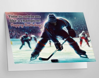 Handmade Birthday Card Boston Bruins Hockey Team - Etsy