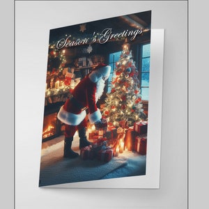 Traditionelle Weihnachtsgrüße Weihnachtskarte - Klassische Feiertagswärme