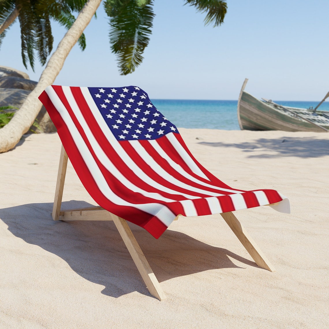 USA Themed Beach Towel July 4 Sale Beach Towel Summer Etsy