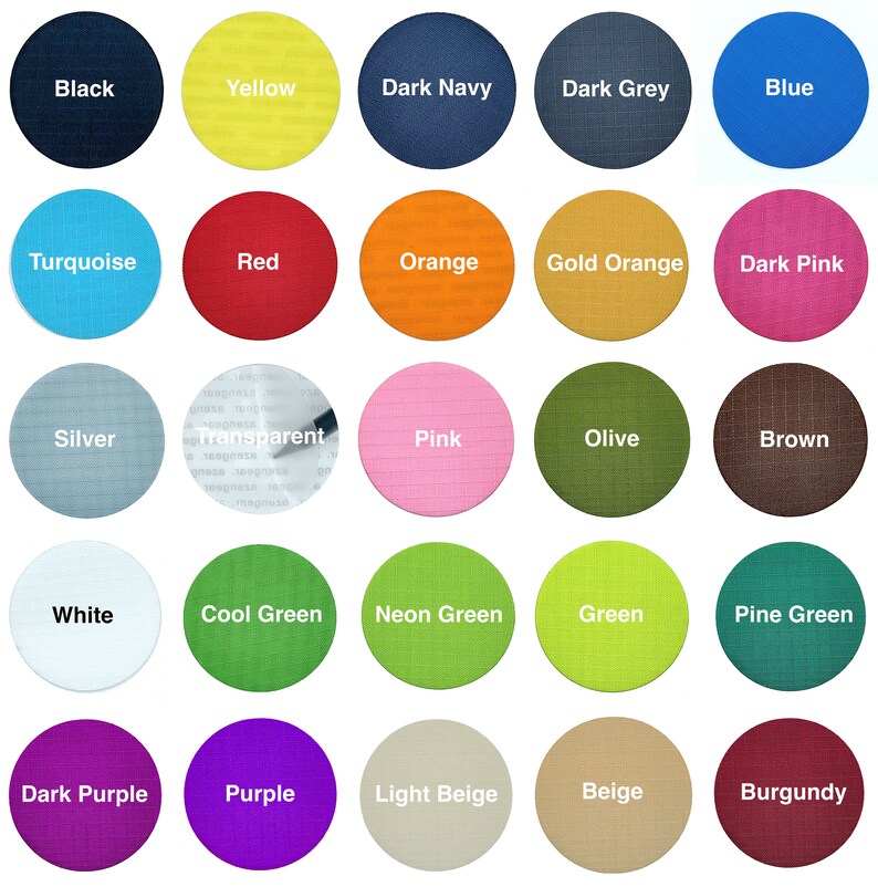 Puffer Jacket Repair Patches BLACK 11 Pieces Selfadhesive Etsy UK