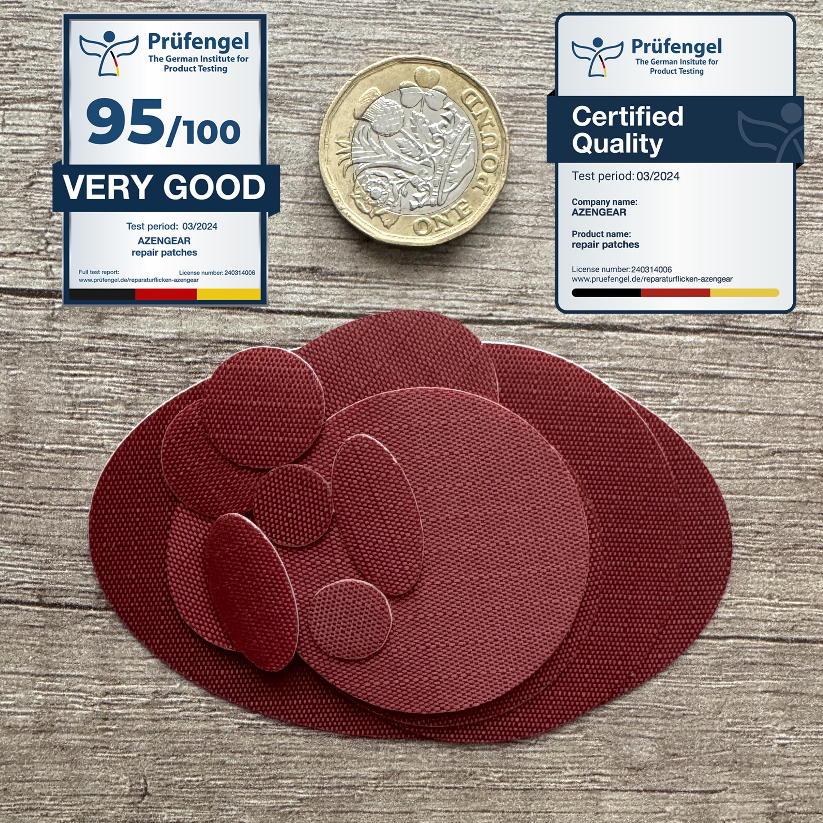 Puffer Patch Repair Patches for Puffer Jackets (BURGUNDY, 11 Pieces) Self-adhesive ...