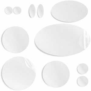 Repair Patches for Puffer Jackets (WHITE, 11 Pieces) Self-Adhesive, Waterproof, Tear-Resistant, Fix Holes in Tents, Shoes, Down Clothing