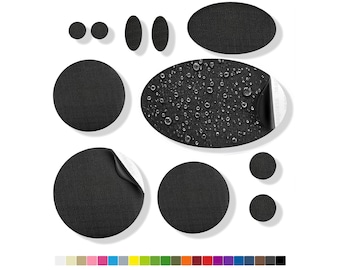 Repair Patches for Down Jackets, Puffer Coats, Waterproof, Self-Adhesive, Pre-Cut, Tear-Cold-Heat-Resistant, Polyester Fabric (11 Pieces)