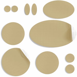 Repair Patches for Puffer Jackets (BEIGE, 11 Pieces) Self-Adhesive, Waterproof, Tear-Resistant, Fix Holes in Tents, Shoes, Down Clothing