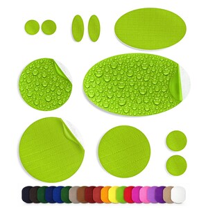 DIY Down Jacket Repair Patches – 11 Shapes, 30+ Colors, Waterproof Fix (No Sew)
