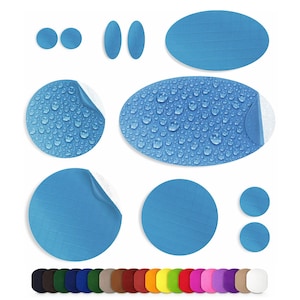 Kids & Adult Jacket Repair Patches (30+ Colours, 11 Pcs) Self-Adhesive, Waterproof, Tear-Resistant - Fix School Coats, Puffers, Tents