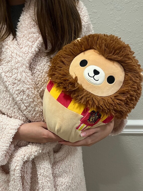 Weighted warmie Squishmallow Stuffed Gryffindor Lion Harry Potter 