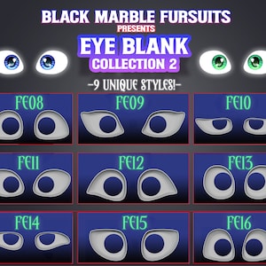 Fursuit &quot;Follow Me&quot; Eye Blanks - Variety Collection #2