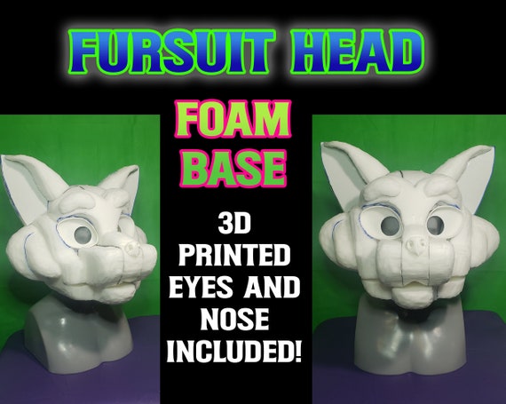 Fursuit Head Foam Base 3 