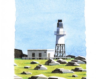 Spring Lighthouse - Giclee Print