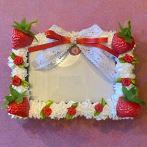 Strawberry Wine Cake Picture Frame
