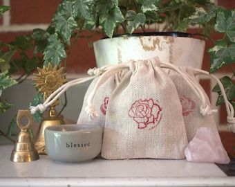 Rose Petals in Sachets - 1/3 cup of product