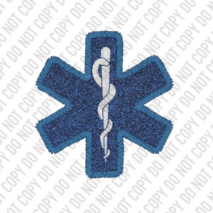 Patch Glitter EMT Badge Digital Design / PNG