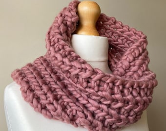 Handknit Cosy Wool Snood