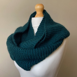 Handknit Infinity Wrap Scarf