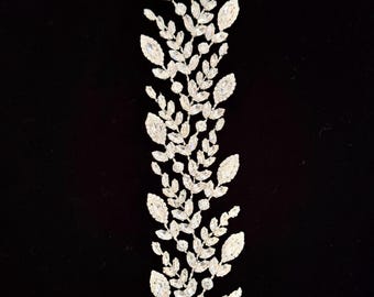 Crystal Vine Bridal Hairpiece | Sparkling Silver Headpiece | Wedding Hair Accessory | Alia Bridal