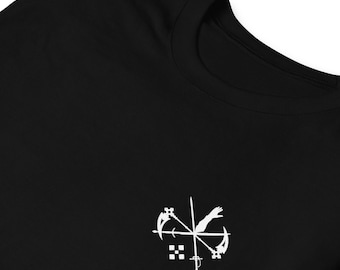 Expedition 33 Emblem T-Shirt - Clair Obscur inspiriert DTG Subtle Dark Fantasy Gamer Geschenk Tee