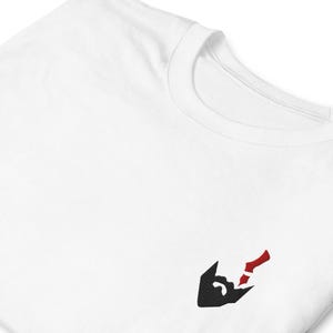Embroidered Kratos T-Shirt – God of War-Inspired Unisex Tee, Minimalist Gaming Merch US