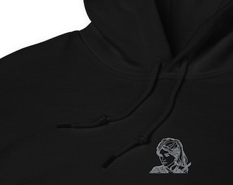Expedition 33 Maelle Hoodie – Embroidered Clair Obscur Subtle Fantasy Gamer Gift Sweatshirt