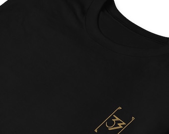 "Expedition 33 Emblem T-Shirt - ""Clair Obscur"" inspiriertes besticktes Dark Fantasy Gamer Geschenk Tee."