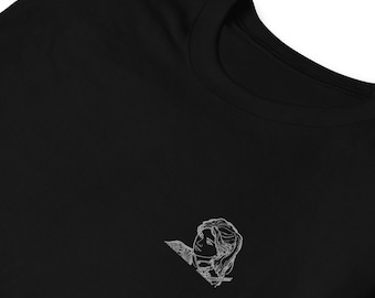 Expedition 33 Maelle T-Shirt – Embroidered Clair Obscur Subtle Fantasy Gamer Gift Tee