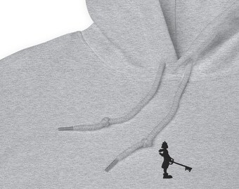 Kingdom Hearts Sora Hoodie – Embroidered Subtle Fantasy Gamer Gift Sweatshirt