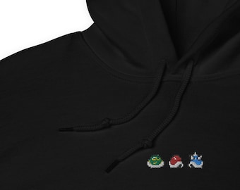 Retro Mario Shells Hoodie – Embroidered Subtle Classic Gamer Gift Sweatshirt