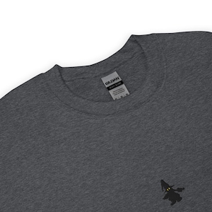 Embroidered Heartless Sweater Kingdom Hearts-Inspired – Subtle Fantasy Gaming Sweatshirt