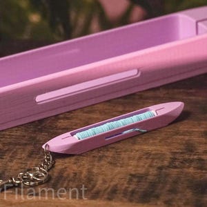 Mini Boat Shuttle Keychain - 3D Printed Weaving Shuttle with Bobbin