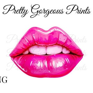 Lips Png Sublimation Design, Lips Png Designs, Hand Drawn Lips Png, Lips Clip Art, Lips Png, Lip Gloss Png, Digital Download