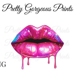 Lips Png Sublimation Design, Lips Png Designs, Hand Drawn Lips Png, Lips Clip Art, Lips Png, Lip Gloss Png, Digital Download