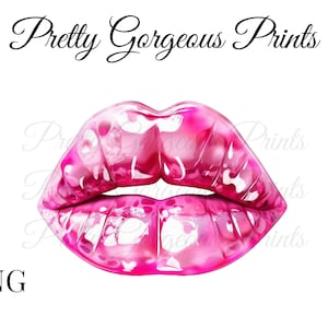 Lips Png Sublimation Design, Lips Png Designs, Hand Drawn Lips Png, Lips Clip Art, Lips Png, Lip Gloss Png, Digital Download