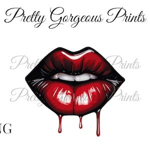 Lips Png Sublimation Design, Lips Png Designs, Lips Clip Art, Lips Png, Lip Gloss Png , Red Lips Png, Sublimation Design, Digital Download