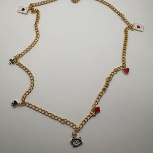 Handmade Hazbin Hotel Husk Themed Chain Necklace